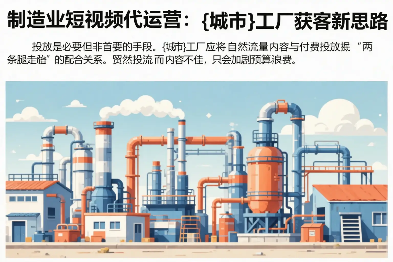 制造业短视频代运营:桑植工厂获客新思路